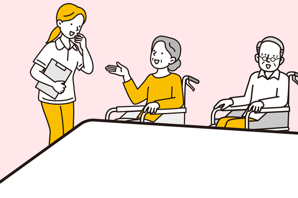 老人ホームでのボランティア