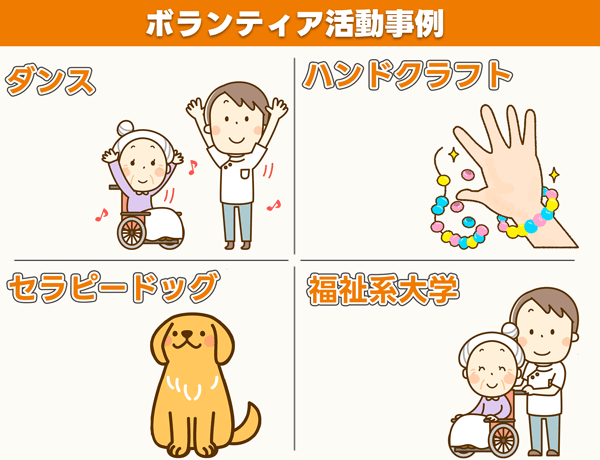 ボランティアの例