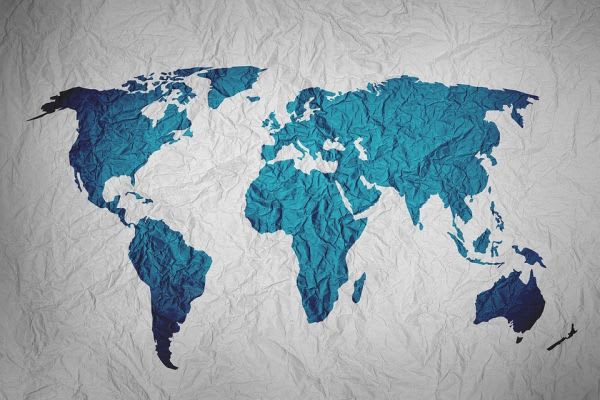 世界地図の画像