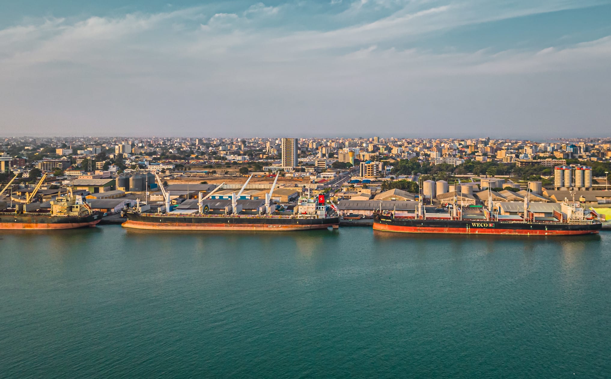 Port of Cotonou, logistics hub for West Africa