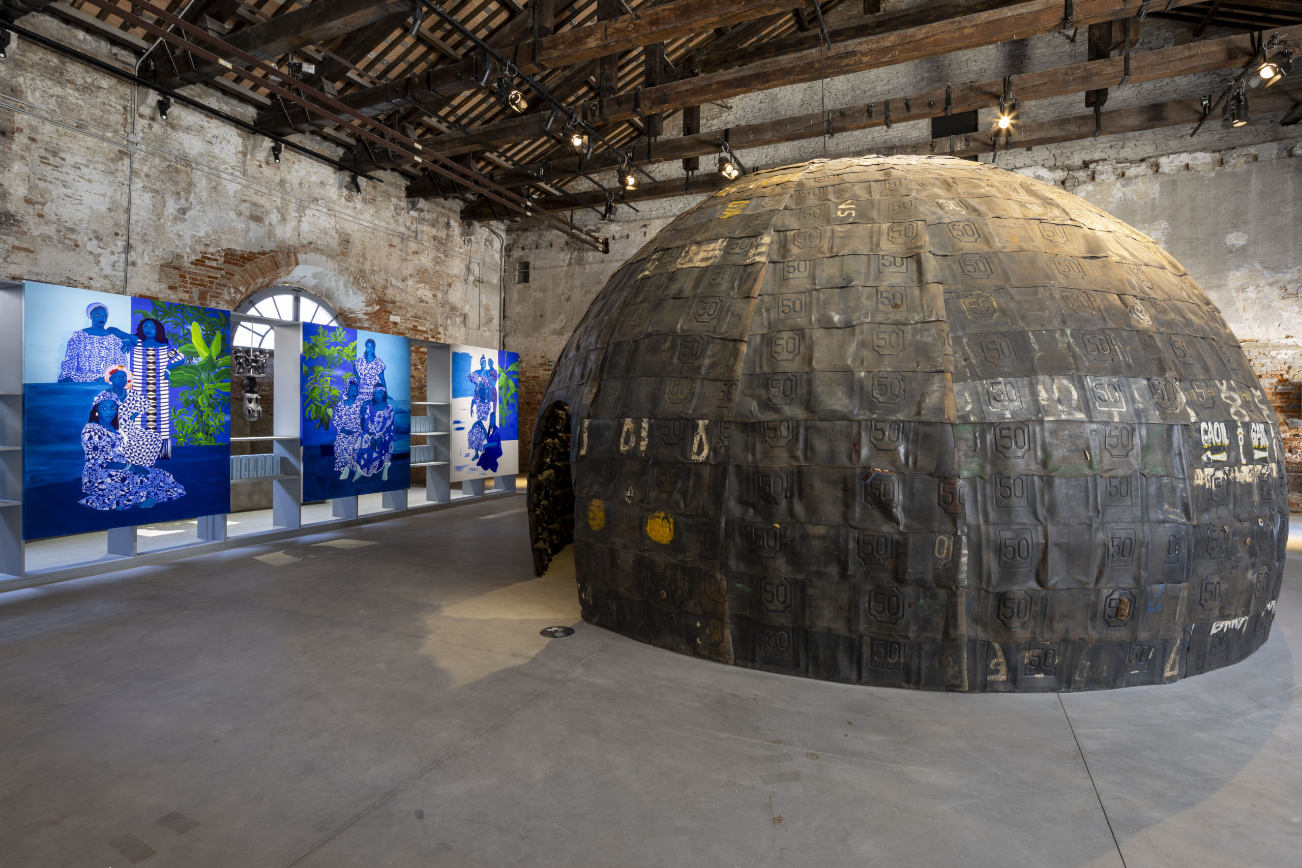 Pavilion of Benin in Biennale Arte 2024, Venice, Italy on April 16, 2024 @Jacopo La Forgia