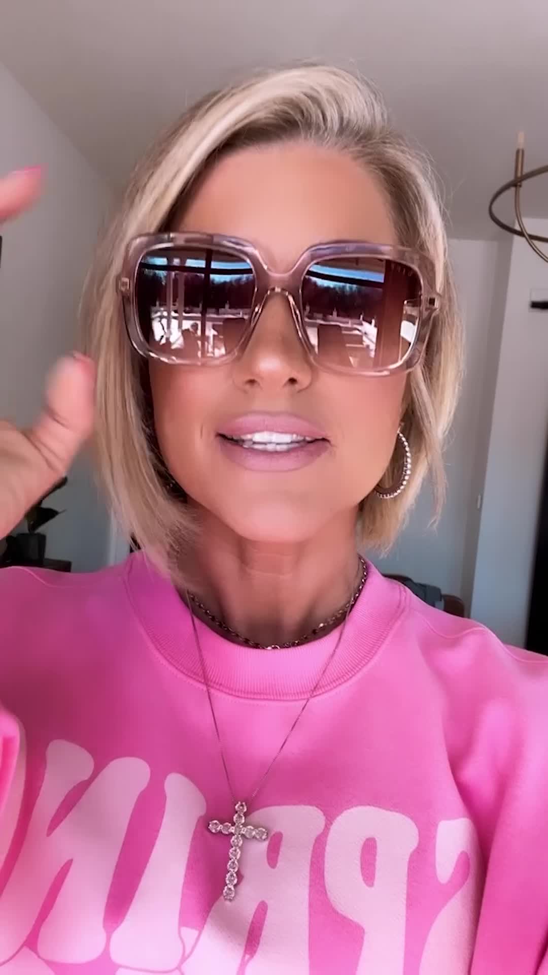 Sandra Square Sunglasses | Almond & Brown Gold Flash | DIFF Eyewear