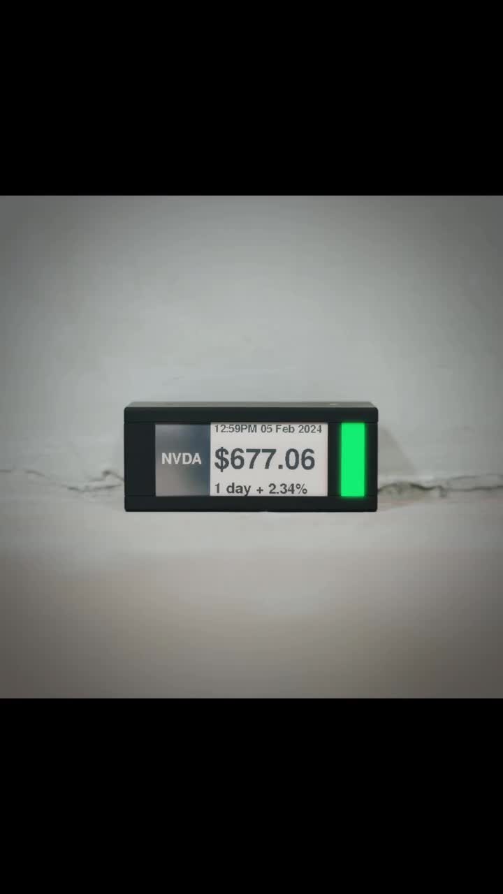 TickrMeter | Physical Stock Ticker for your table