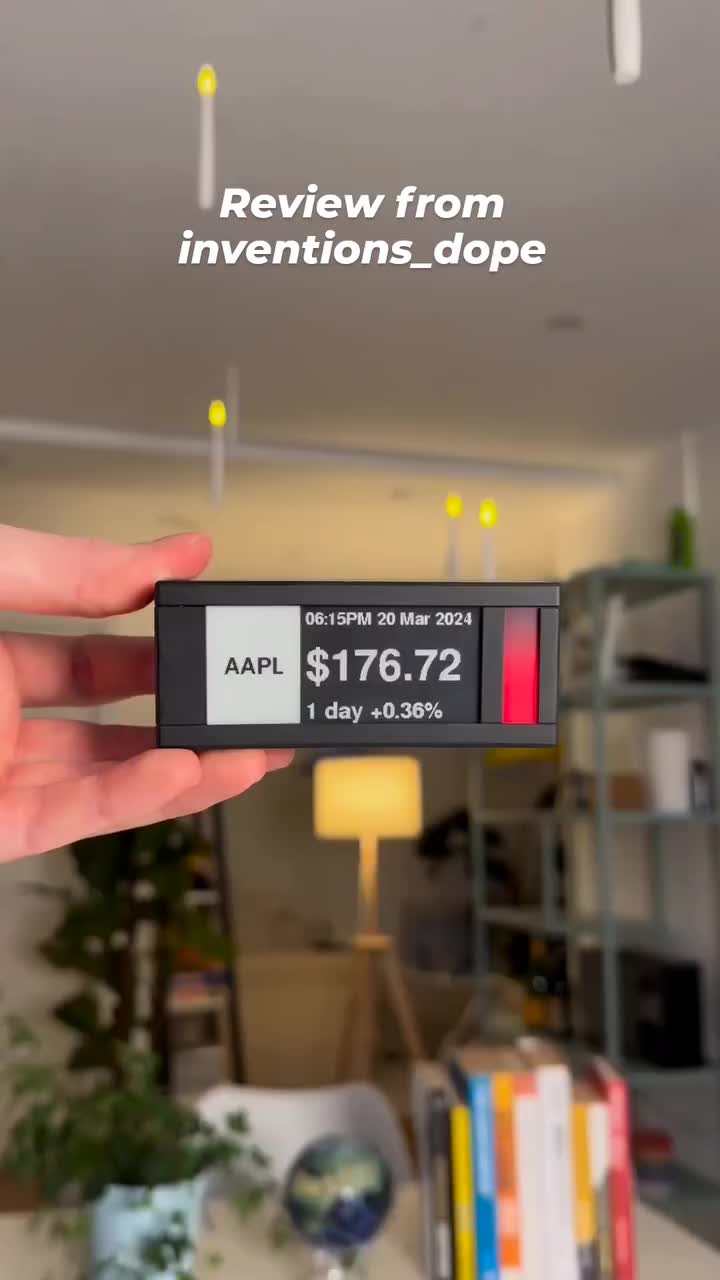 TickrMeter | Physical Stock Ticker for your table