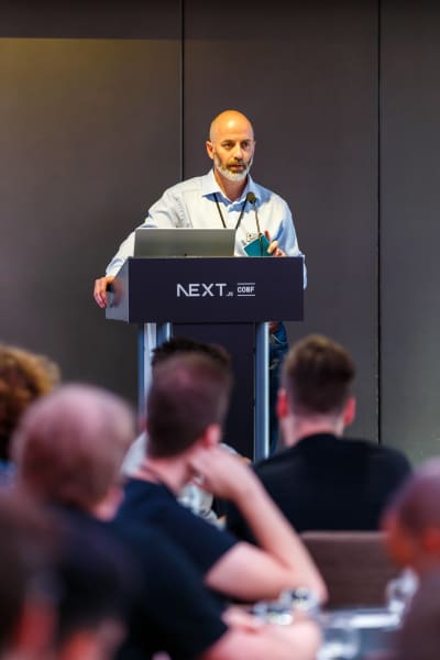 Ben speaking at NextConf in London