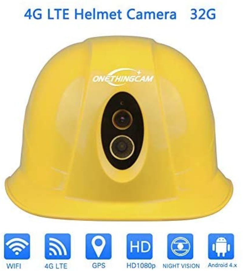 4G Smart Safety Construction Helmet with Camera and 2way talkback TSES Technical