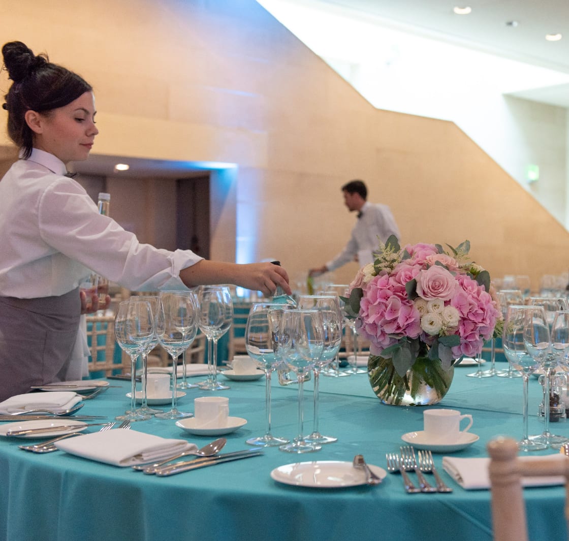 Preparing an event at the British Museum