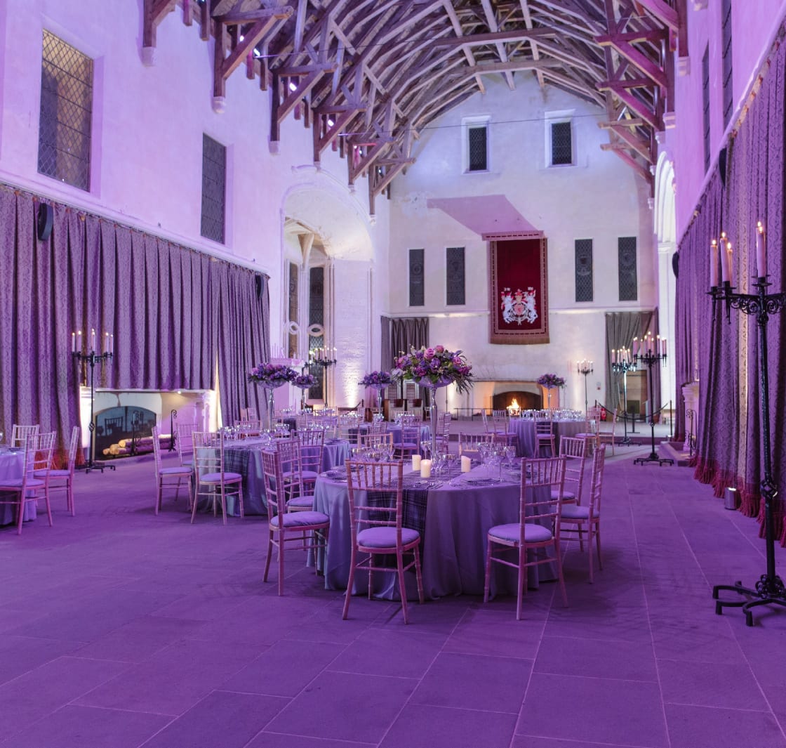 Getting ready for an event at Stirling Castle