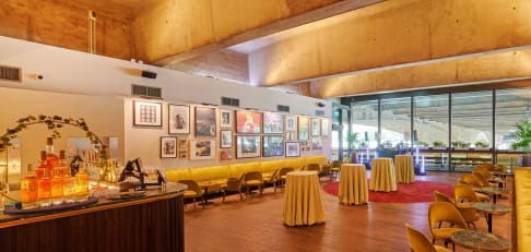 Room dress for a standing reception event | Balcony Bar BFI