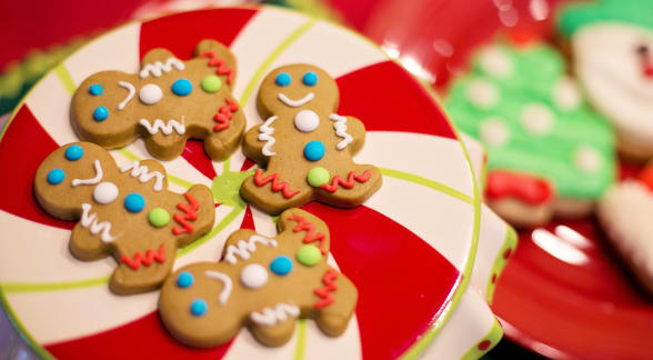 gingerbread man festive