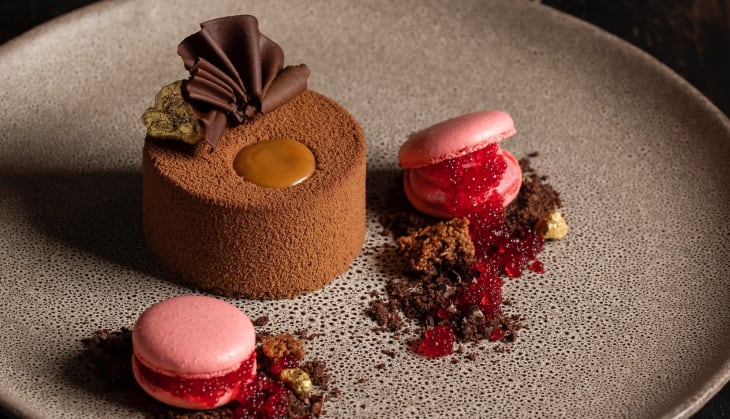 dessert on a plate