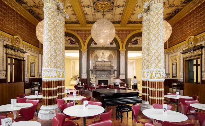 Visit the world's oldest museum cafe at the V&A Museum South