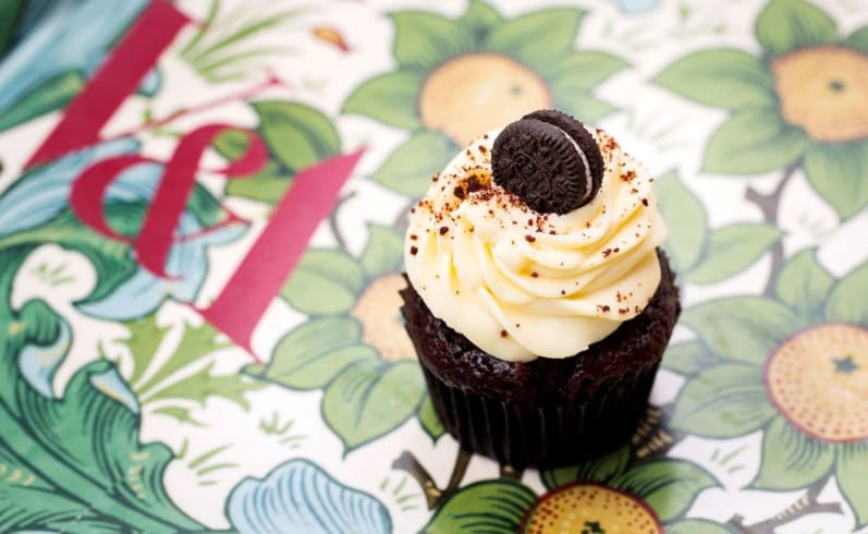 A cupcake