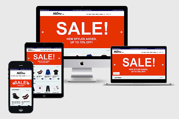 welcome online store, Leeds, UK Online Store development Case Study