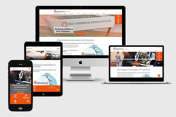 Metasonic, Munich, Germany website development Case Study