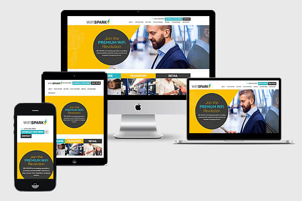Spark Wifi, Exeter, UK Hubsport CMS based website development Case Study