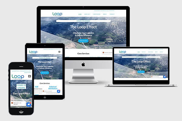 Loop Logistics, England, UK website development Case Study