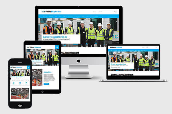 VolkerFitzpatrick, Hertfordshire, UK website development Case Study