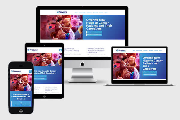 Propanc Biopharma, Victoria, Australia website development Case Study