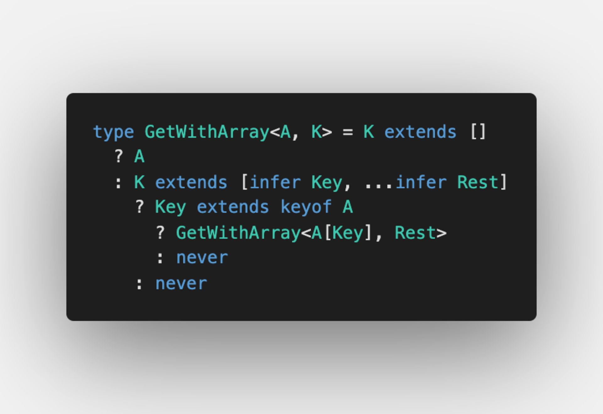 GetWithArray for arrays, version 1