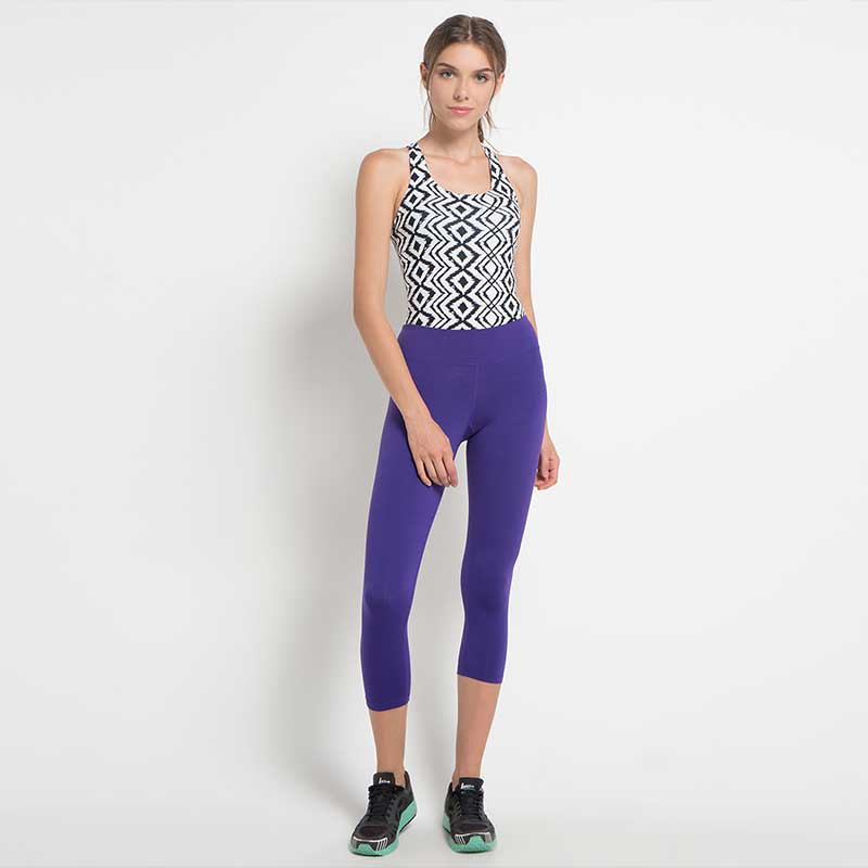 High Rise Crop Capri