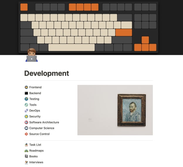 Keeping your development resources organized with Notion