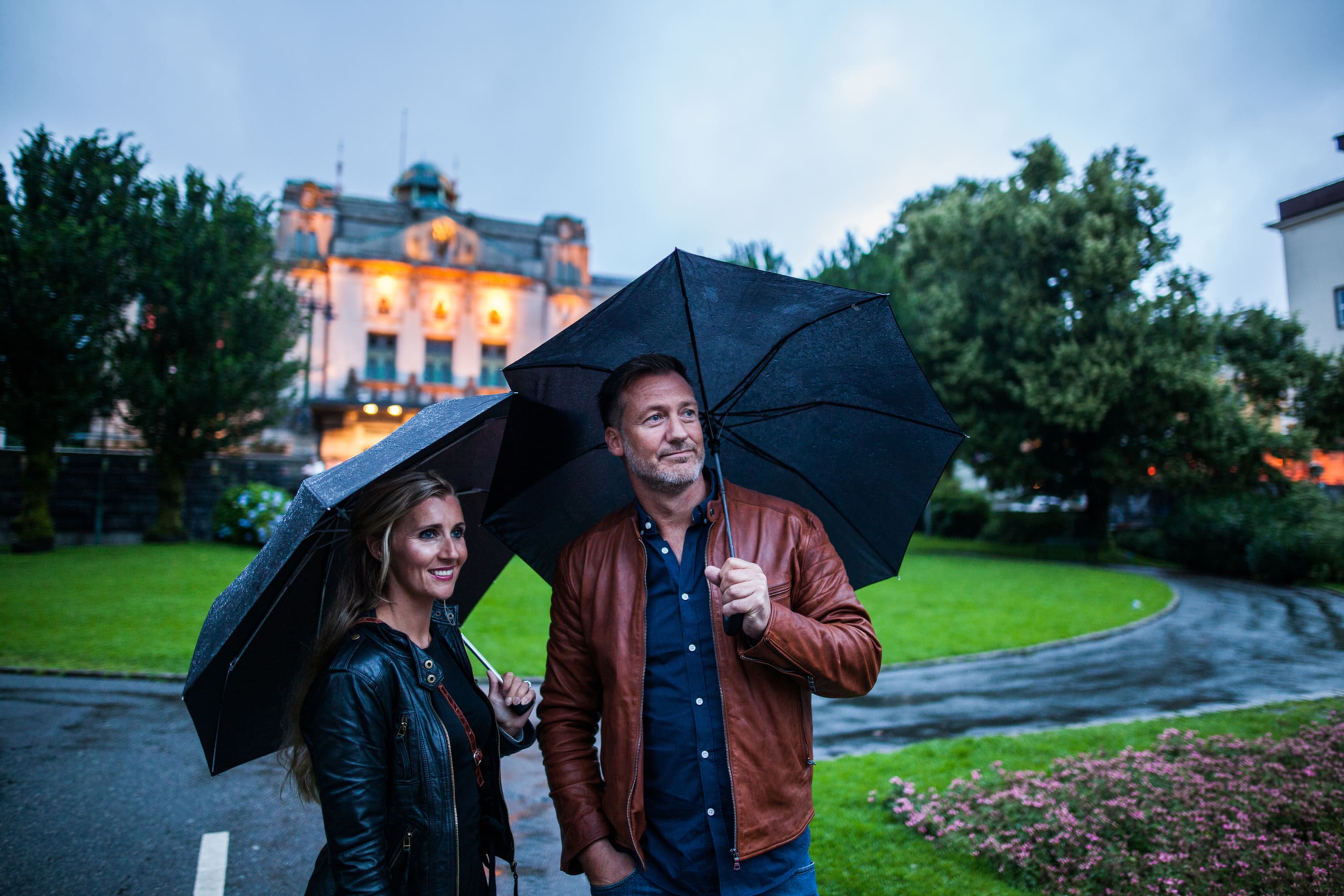 Bergen in the rain