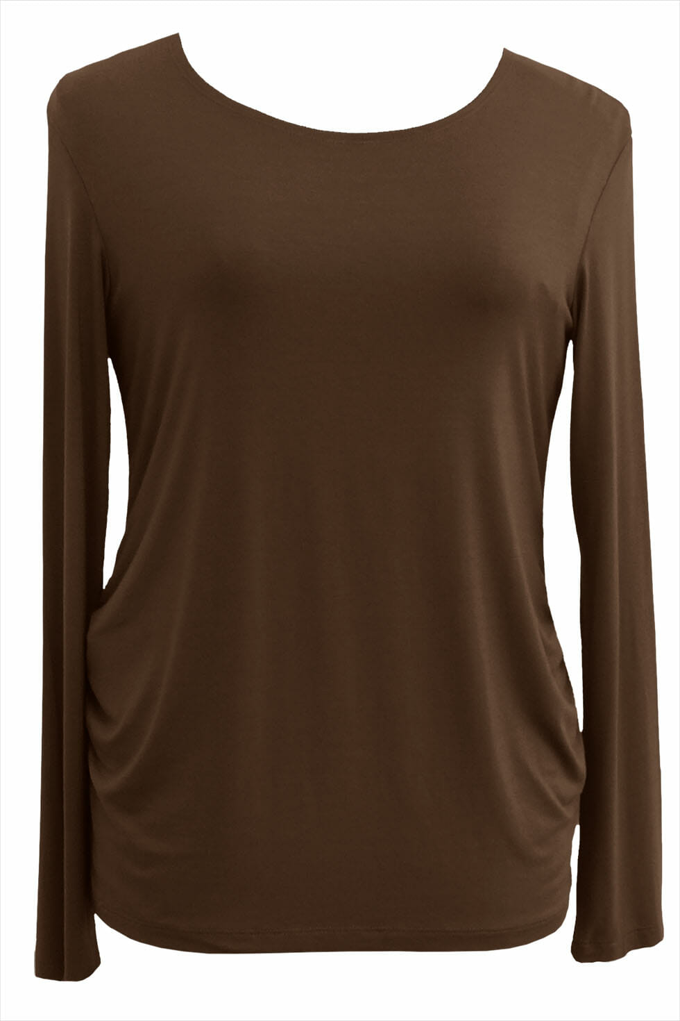 Basic Jewel Neckline Pregnancy Tee - Mamala Maternity Boutique