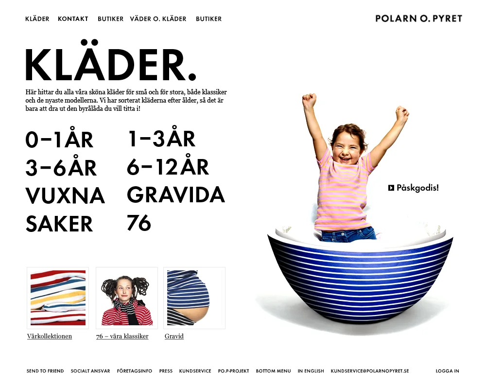 Polarn o pyret Start page