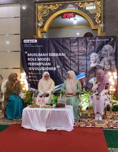 KOPRI PMII UTM Menyambut Tahun Baru Islam 1 Muharrom 1445 H Dengan Tausiyah Keagamaan Bahwa Muslimah Sebagai Role Model