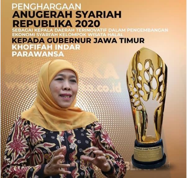 Khofifah Dapat Penghargaan ASR: Memotivasi Saya untuk Terus Berinovasi