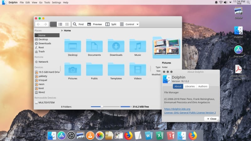 KDI Plasma Distro Linux Mirip Mac OS