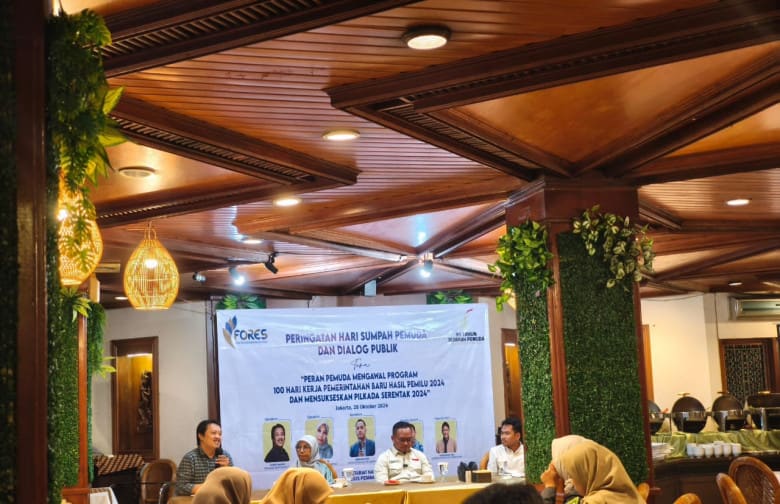 Peringati 96 Tahun Sumpah Pemuda, Fores Gelar Dialog Publik dan Deklarasi Pilkada Damai 2024