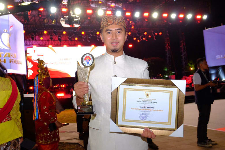 M. Aqil Baihaqi, Motivator Nasional, Terima Penghargaan Pemuda Berprestasi Bidang Kepemimpinan Tingkat Nasional 2024 dari KEMENPORA RI