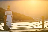 pasangan, pernikahan, jodoh yg baru kawin, danau, hari pernikahan, suami, istri, pria, wanita, pengantin perempuan, alam, pengantin pria, romantis, senang, hubungan, luar, potret