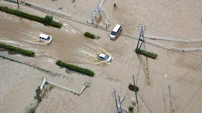 Jepang Timur Diterjang Banjir Tak Terduga, Korban Jiwa Meningkat