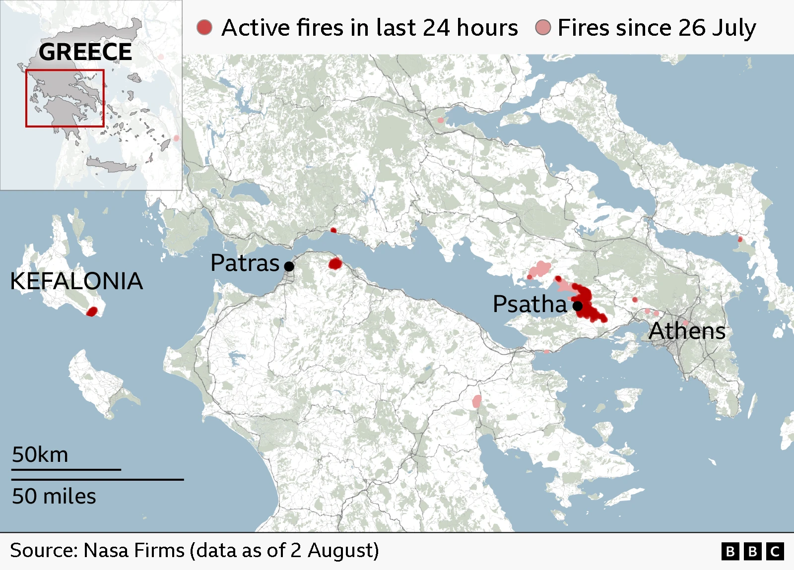 Two crew killed after firefighting helicopters collide in Greece, as British pilot survives