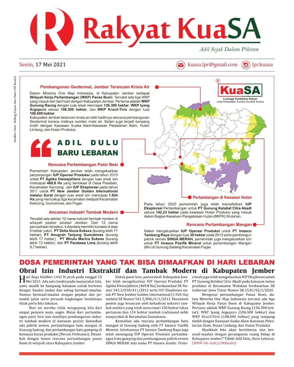 Dosa Pemerintah yang Tak Bisa Dimaafkan di Hari Lebaran