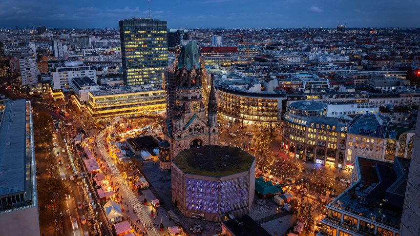 Weihnachtsmarkt an der Gedächtniskirche