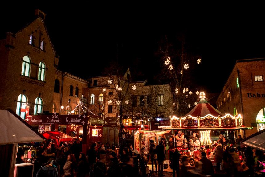 Weihnachtsmarkt in der Kulturbrauerei in Prenzlauer Berg