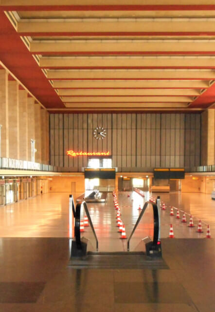 L'ancien terminal de l'Aéroport de Tempelhof à Berlin