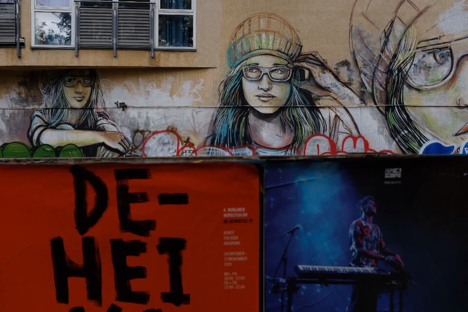 Street Art en Friedrichshain Alice