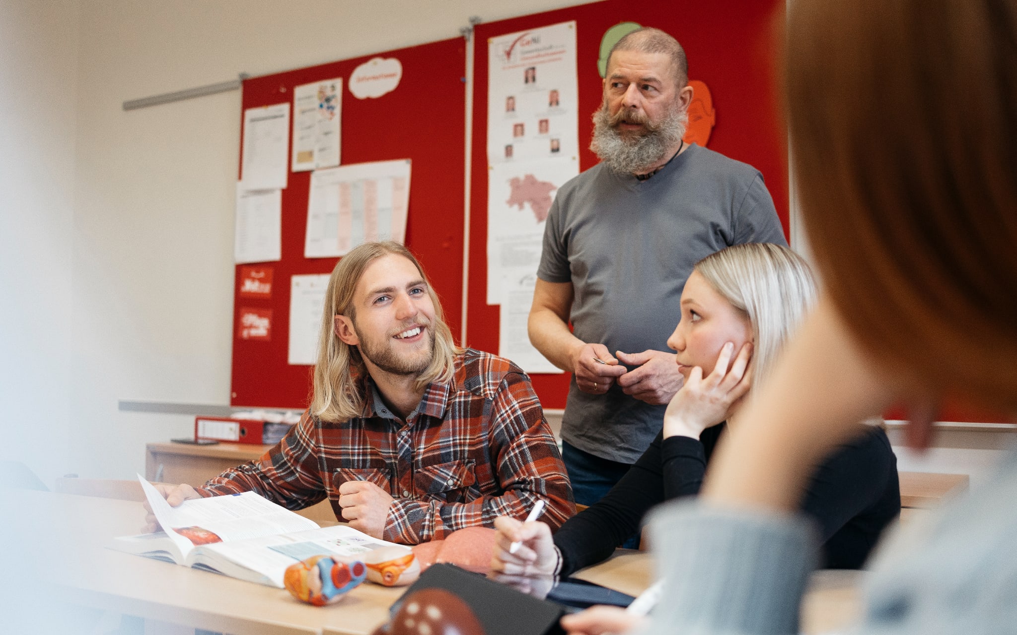 Pflege-Ausbildung in der Psychiatrischen Klinik Lüneburg: Unterricht in der Berufsfachschule Pflege