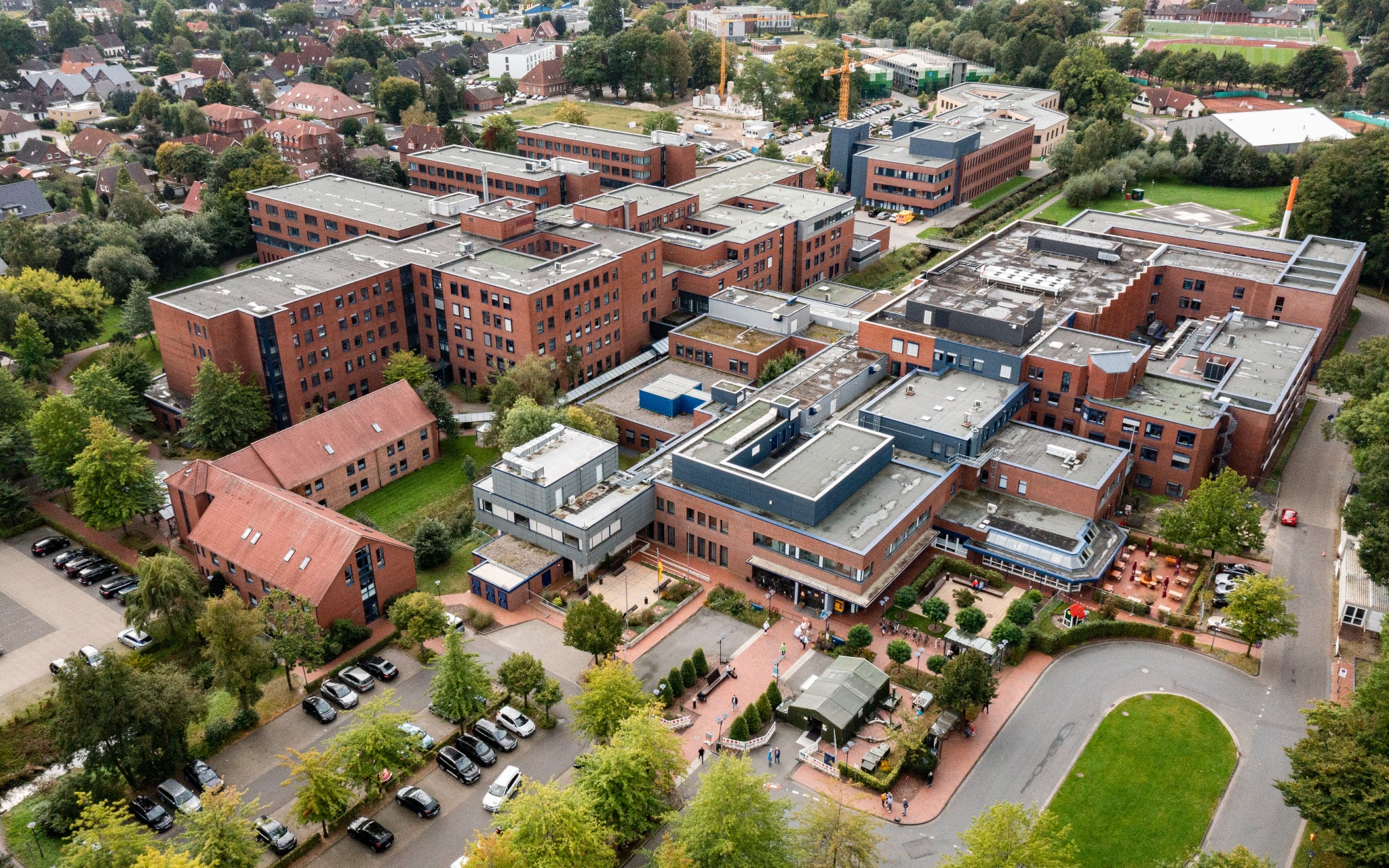 Luftaufnahme Klinikzentrum Westerstede