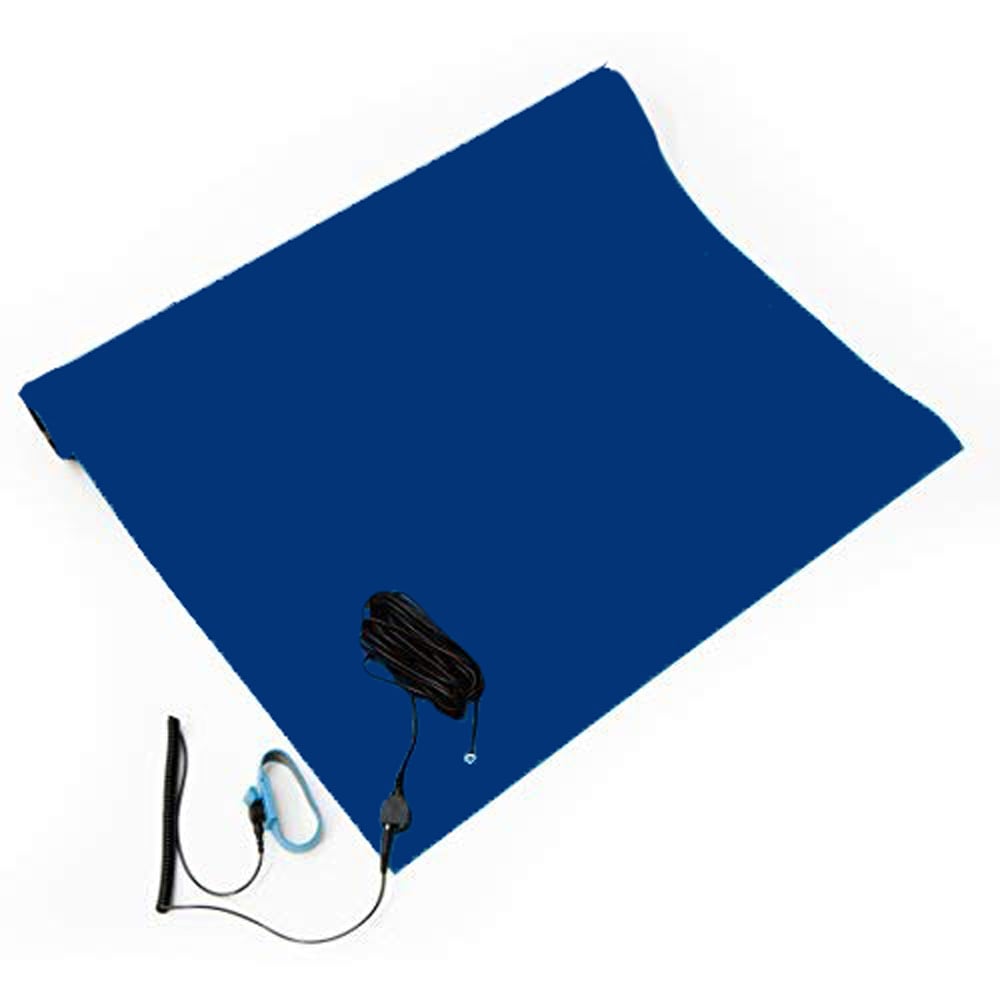 2 Ft. x 6 Ft. ESD Soldering Mat Kit, Blue Color by Bertech