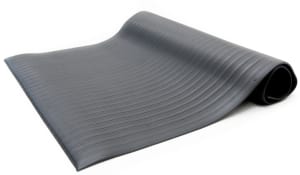 black anti fatigue mat ribbed