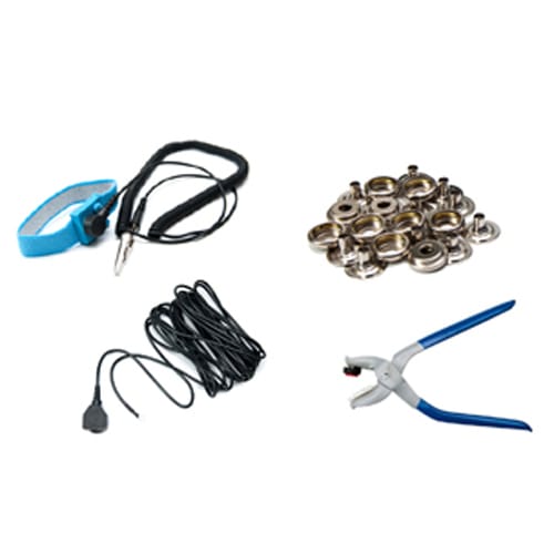 ESD Worksurface Mat Grounding Kit (Pack of 10) by Bertech