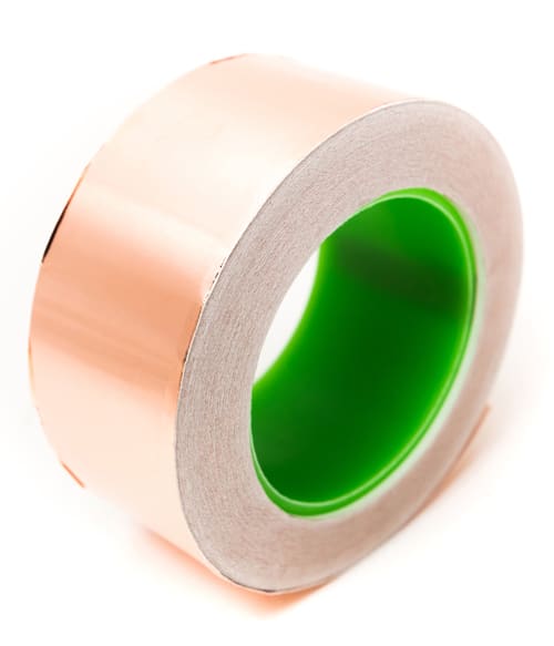 2 In. Wide x 36 Yards Long, Copper Conductive Tape by Bertech