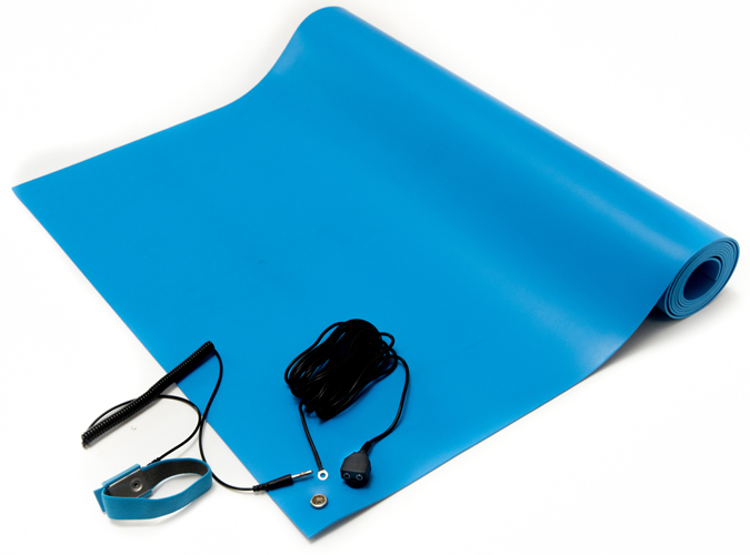 Bertech ESD General Purpose Mat Kit 2ft. x 4ft. Blue (1059-2x4BKT)