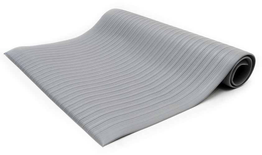 Gray_Anti_Fatigue_Mat_Ribbed